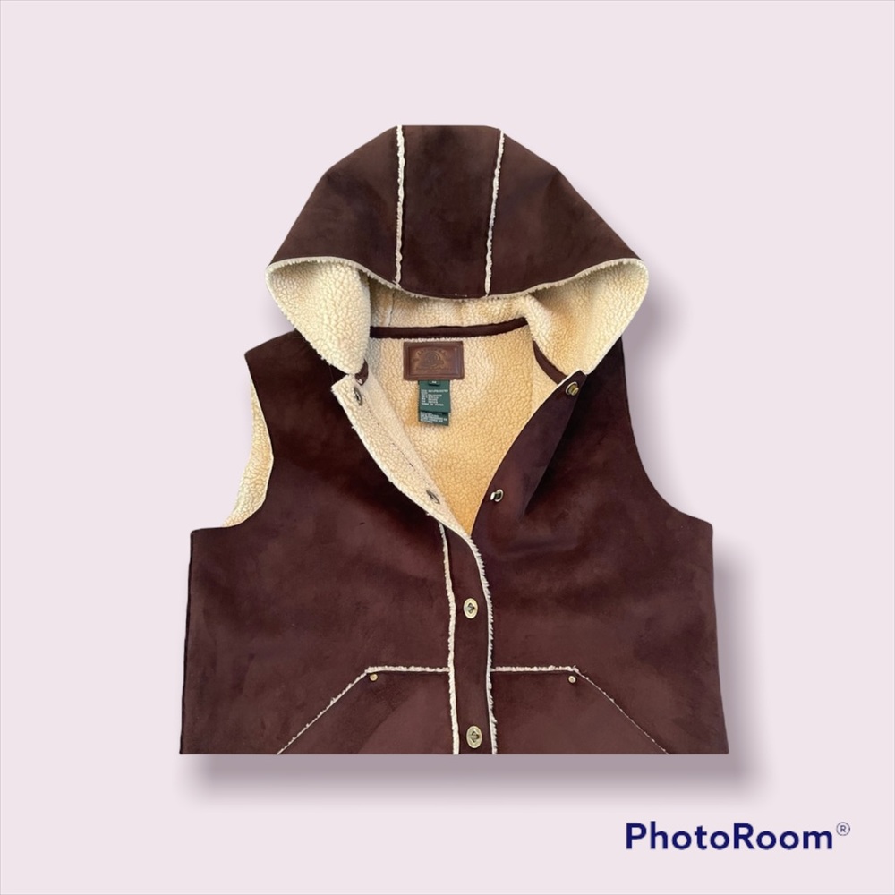 Lauren R.L. Dry Goods Supply Co Sherpa Lined Vest